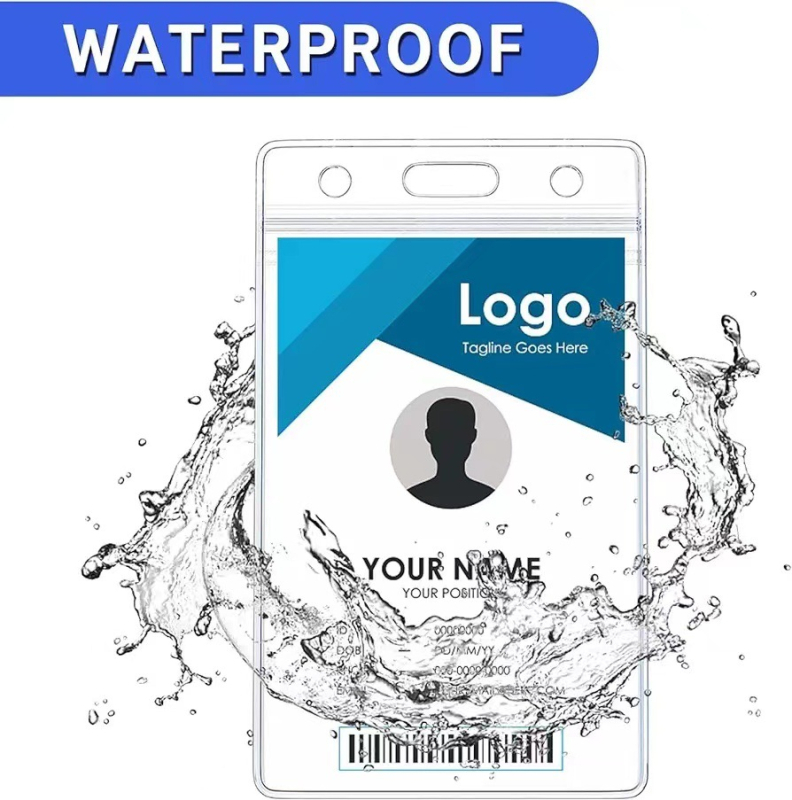 Ланярд със джоб за карти – за билети и ID – Полиестер – Модерен стил на простота