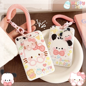 Държач за карти с куче Пача в мультяшен стил, релефен дизайн, маслена живопис (Пластмасов, Държач за карти, Мультяшен стил)