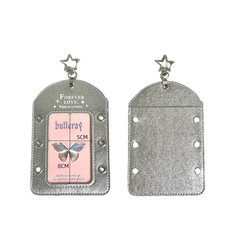 Кожен калъф за карти – дисплейна висулка за карти, модерен минималистичен стил, марка Orange, код Pkt