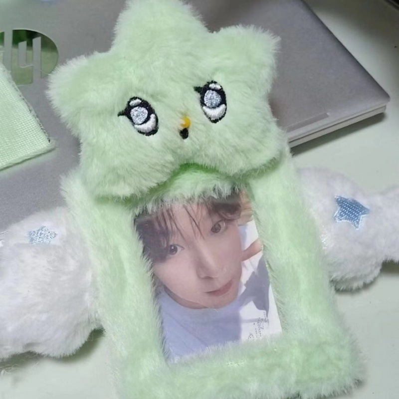 Plyšový držiak kariet s príveskom NCT Wish Star - unisex, cestovný štýl, denné použitie