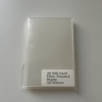 CPP пластмасов картодържател, матов защитен прозрачен филм за съхранение на карти