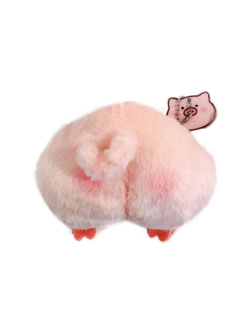 Portofel pluș pentru monede, model animal, stil urban simplu, 1 compartiment pliabil, primăvara 2024