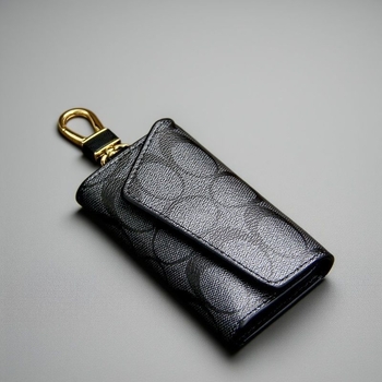 Geantă pentru chei din PU, unisex, model geometric, pentru depozitare, Iarna 2025