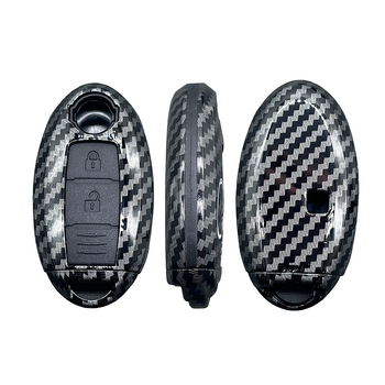 Carcasă pentru cheie Nissan pentru Teana, Tiida, Qashqai și X-Trail | Material PVC | Stil simplu | Fără personalizare