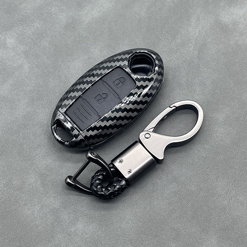 Carcasă pentru cheie Nissan pentru Teana, Tiida, Qashqai și X-Trail | Material PVC | Stil simplu | Fără personalizare
