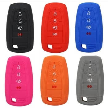 Κάλυμμα κλειδιού σιλικόνης για Ford Taurus, Mustang, Mondeo και Explorer • Υλικό: Σιλικόνη • Στυλ: Απλό