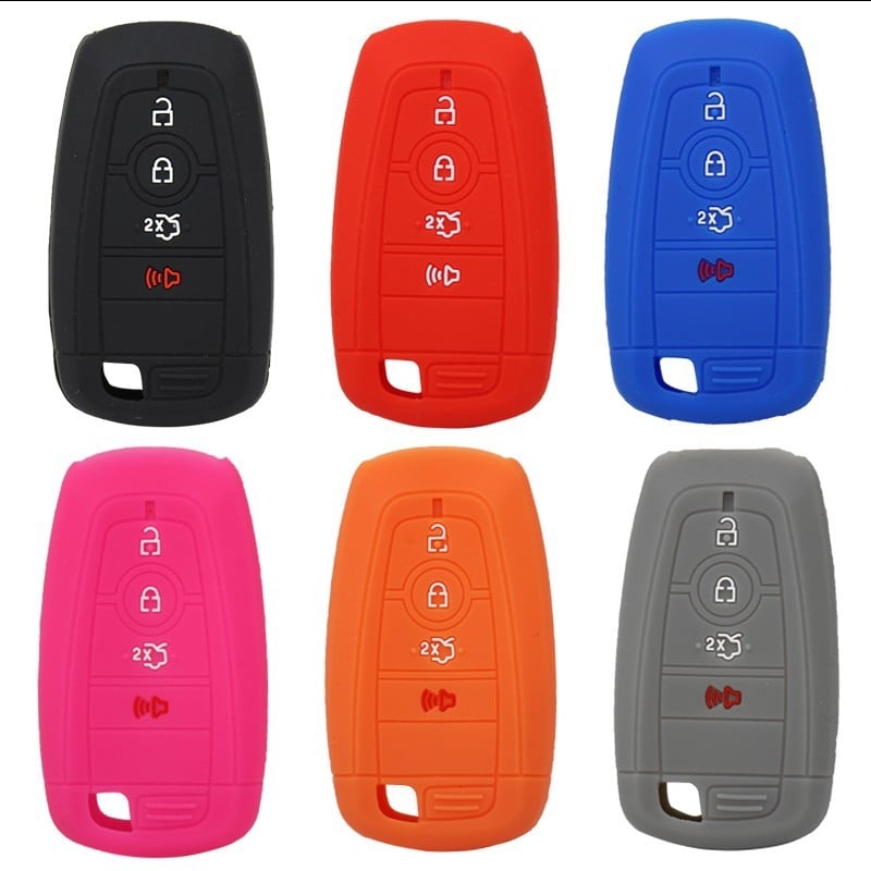 Κάλυμμα κλειδιού σιλικόνης για Ford Taurus, Mustang, Mondeo και Explorer • Υλικό: Σιλικόνη • Στυλ: Απλό