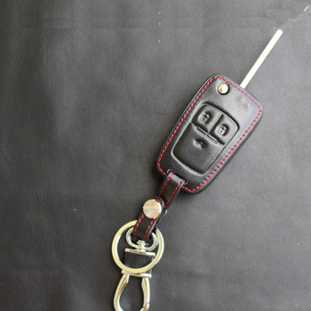 Δερμάτινη θήκη κλειδιού αυτοκινήτου για Chevrolet Cruze, Malibu και Trax – δέρμα αγελάδας, επιχειρηματικό στυλ, διαθέσιμη προσαρμογή