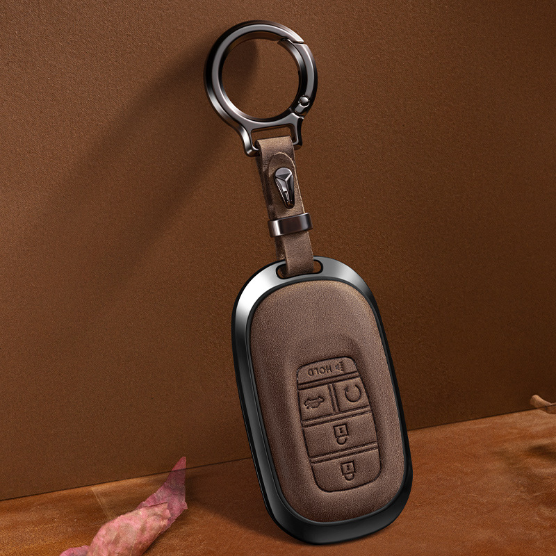Husă pentru cheia Honda pentru Civic, Accord, CR-V, HR-V, XR-V, UR-V — aliaj de zinc, stil de afaceri, personalizabil