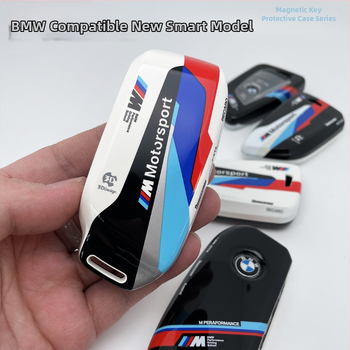 Obal na kľúč BMW pre X7 2023, 7. radu, iX, i7, 735Li, 740Li, XM, X1 – PVC, luxusný štýl