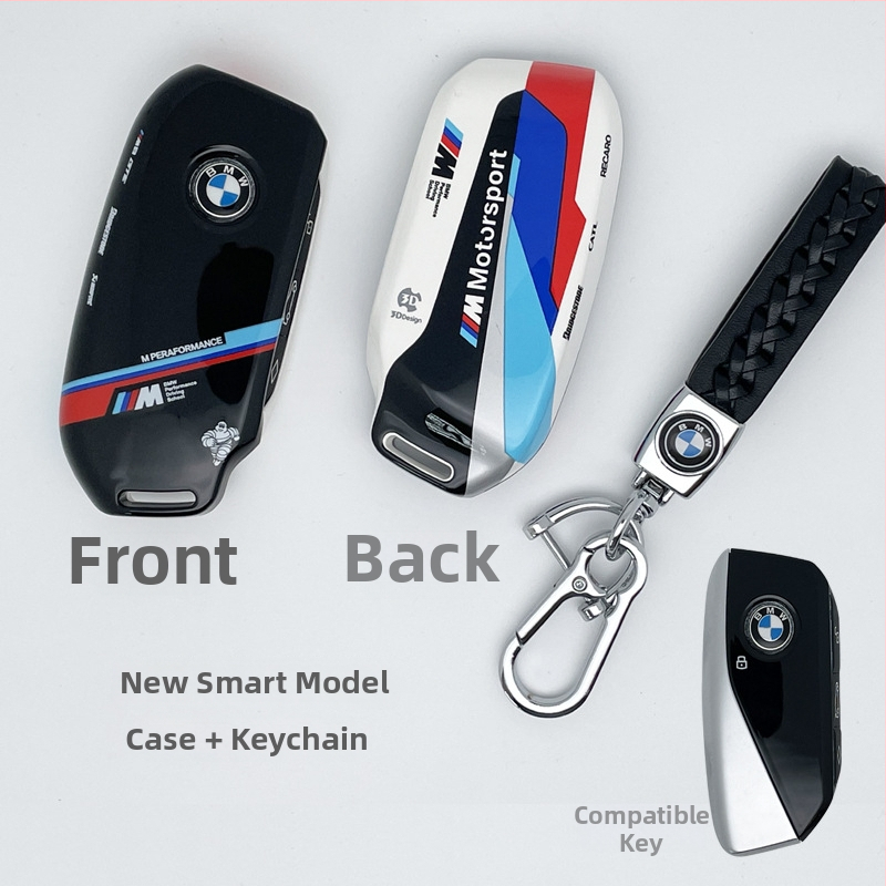 Obal na kľúč BMW pre X7 2023, 7. radu, iX, i7, 735Li, 740Li, XM, X1 – PVC, luxusný štýl