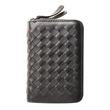 Geantă pentru chei | Simplu țesută în stil coreean, capacitate mare, design cu două rânduri pentru 16 chei, PU material, impermeabilă, ultra-ușoară, extensibilă