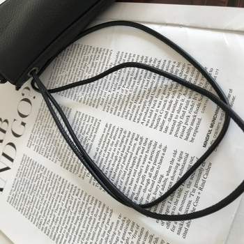 Geantă pentru ochelari cu design de purtare la gât, unisex, PU, căptușeală din bumbac, stil urban