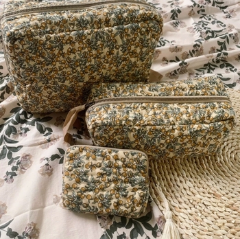 Βαμβακερό τσαντάκι για μακιγιάζ και πορτοφόλι με σχέδιο φρούτων, unisex, αναπνεύσιμη, υπερελαφρύ, επένδυση από βαμβάκι