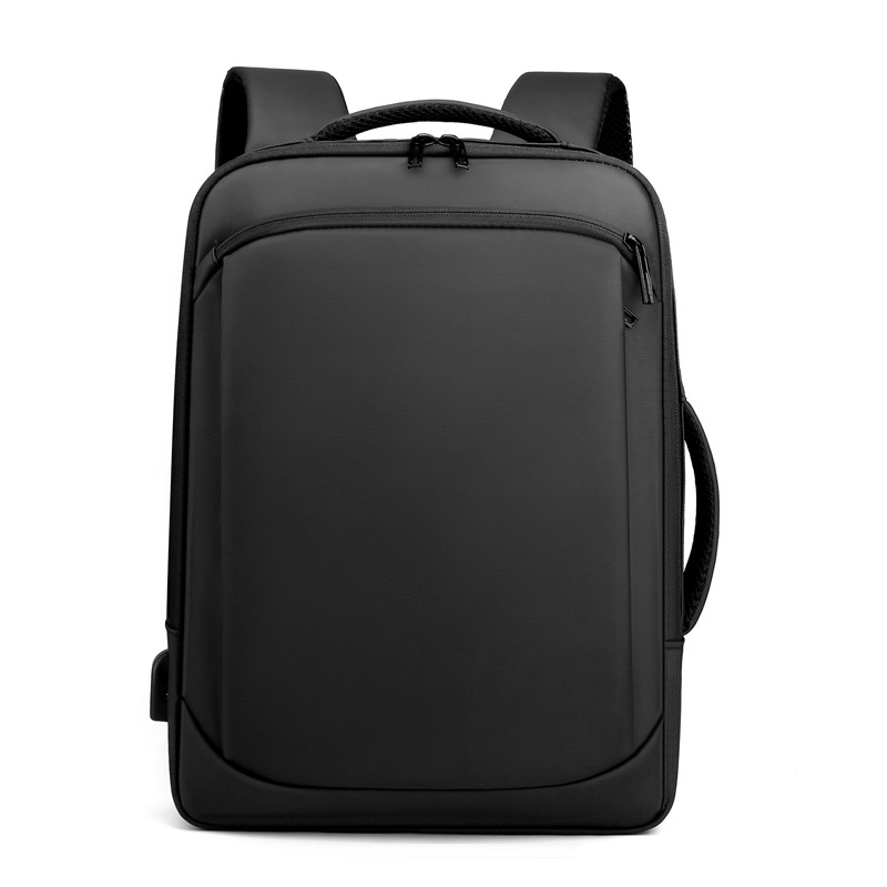Rucsac pentru bărbați cu capacitate mare (36–55 L), pentru laptop de 15 inchi, din stofă Oxford, stil urban minimalist, curele curbate.