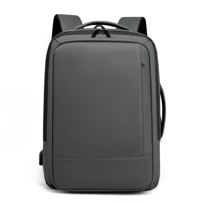 Rucsac pentru bărbați cu capacitate mare (36–55 L), pentru laptop de 15 inchi, din stofă Oxford, stil urban minimalist, curele curbate.