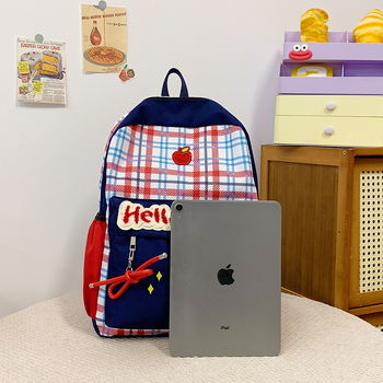 Moterų kuprinė: nailonas, super lengva, anime karikatūrų raštas, studentų campus stilius