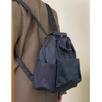 Unisex vodootporni najlon ruksak za putovanje — street fashion stil, proljeće 2025, podstava poliester