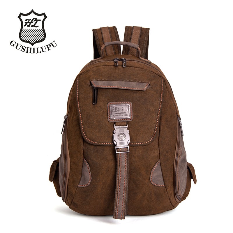 Rucsac din pânză unisex pentru relaxare și călătorii, capacitate până la 20 L, buzunar pentru laptop, curele cu aer.