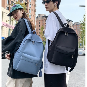 Kuprinė mokiniams - unisex, didelė talpa, išlenktos pečių petnešos, poliesterio pamušalas, Korėjos Harajuku Ulzzang stilius, žiemos 2025 leidimas