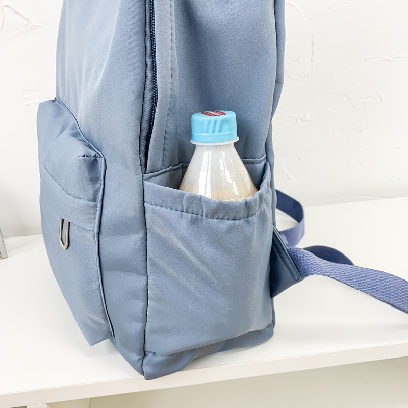 Kuprinė mokiniams - unisex, didelė talpa, išlenktos pečių petnešos, poliesterio pamušalas, Korėjos Harajuku Ulzzang stilius, žiemos 2025 leidimas