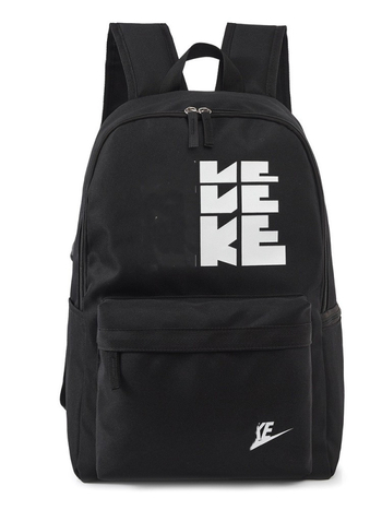 Rucsac din nylon pentru utilizare zilnică — ușor, cu imprimeu literă, capacitate 20-35L, căptușeală poliester, curea de umăr curbată