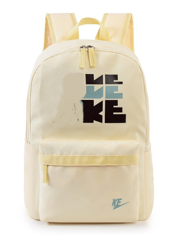 Rucsac din nylon pentru utilizare zilnică — ușor, cu imprimeu literă, capacitate 20-35L, căptușeală poliester, curea de umăr curbată