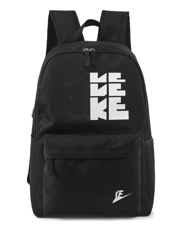 Rucsac din nylon pentru utilizare zilnică — ușor, cu imprimeu literă, capacitate 20-35L, căptușeală poliester, curea de umăr curbată