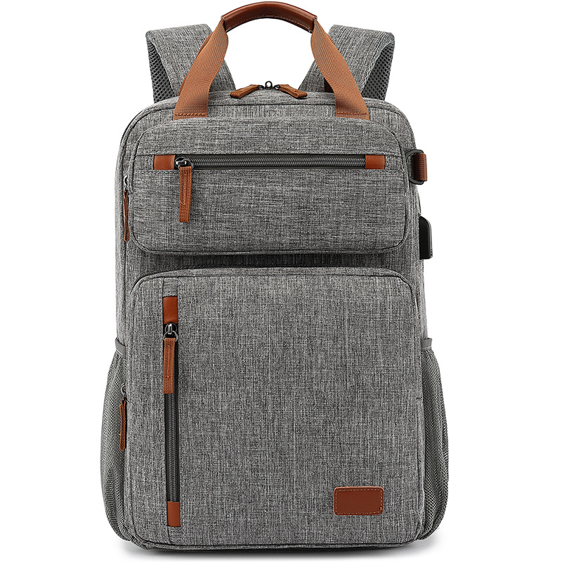 Poslovni ruksak za laptop, proširiva kapaciteta 20-35 L, zaštita zračnim jastukom, ergonomske zakrivljene naramenice