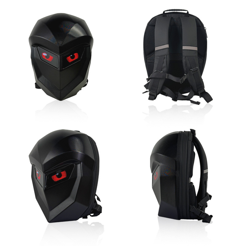 Motociklistički ranac s LED rasvjetom i Bluetoothom, kapacitet 20–35 L, ABS+PC materijal, kompatibilan s 13-inčnim prijenosnim računalom