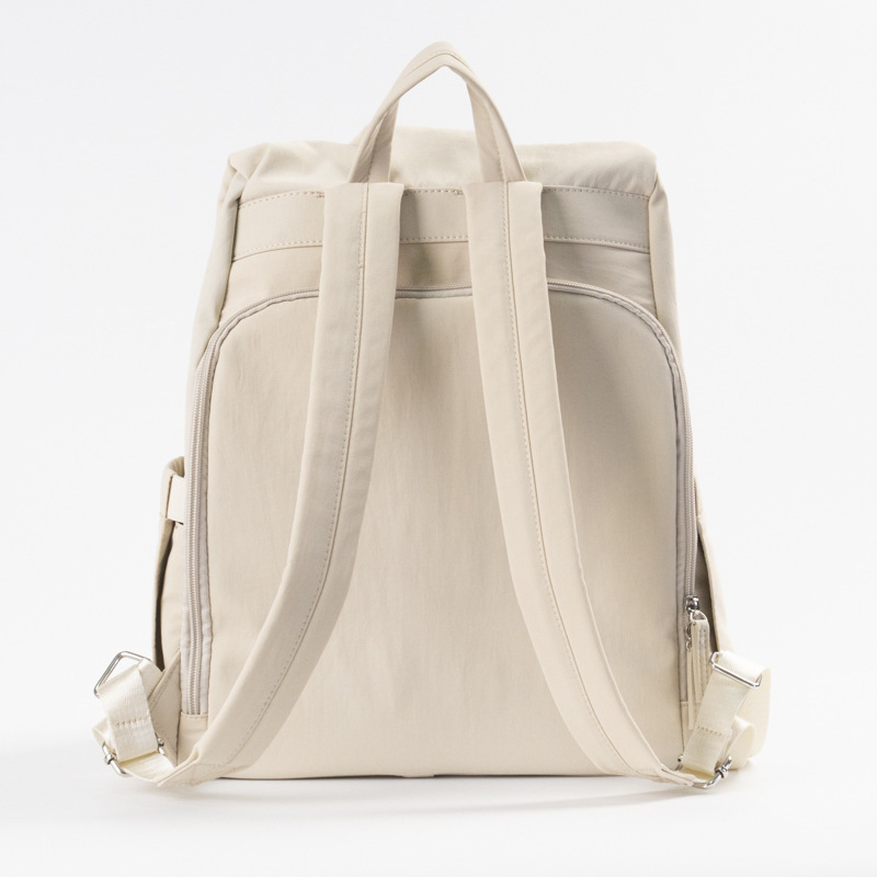 Japanski stil Muji casual ranac, unisex, poliester, izuzetno lagan, naramenice s jastučićem za zrak, kompatibilan s 15-inčnim prijenosnim računalom, kapacitet ispod 20 L