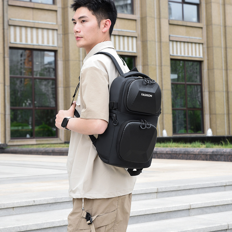 Unisex poslovni ruksak za putovanja, najlon, kapacitet 20–35 L, kompatibilan s 11-inčnim laptopom, zakrivljene naramenice, podstava od poliestera