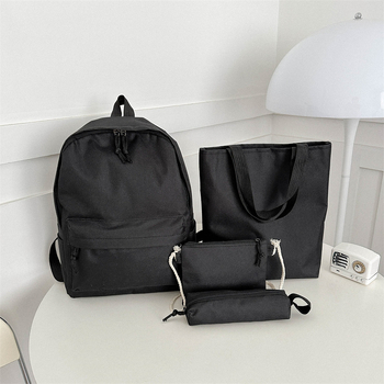 Harajuku nadahnut ruksak za fakultet, velik kapacitet, unisex, 36-55L, pogodan za 15-inčni prijenosnik, Oxford tkanina, gradski stil