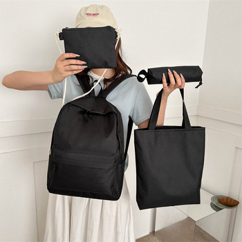Harajuku nadahnut ruksak za fakultet, velik kapacitet, unisex, 36-55L, pogodan za 15-inčni prijenosnik, Oxford tkanina, gradski stil