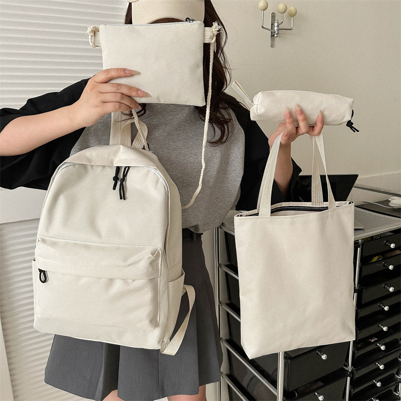 Harajuku nadahnut ruksak za fakultet, velik kapacitet, unisex, 36-55L, pogodan za 15-inčni prijenosnik, Oxford tkanina, gradski stil
