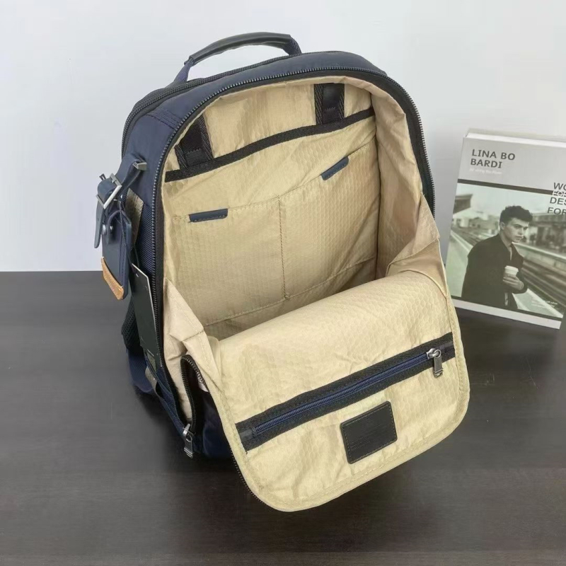 Unisex poslovni ruksak za laptop, najlon, otporan na habanje, podstava od poliestera, jednofarbni uzorak, gradski minimalizam