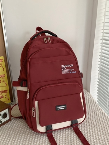 Unisex ultra lagani putni ruksak s višestrukim kontrastnim dizajnom, kapacitet 20–35 L, Oxford platno, prozračan, remeni s zračnim jastukom, za 11-inčni laptop