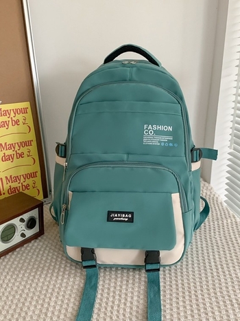 Unisex ultra lagani putni ruksak s višestrukim kontrastnim dizajnom, kapacitet 20–35 L, Oxford platno, prozračan, remeni s zračnim jastukom, za 11-inčni laptop