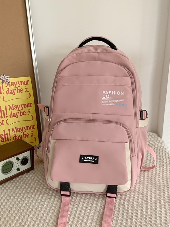 Unisex ultra lagani putni ruksak s višestrukim kontrastnim dizajnom, kapacitet 20–35 L, Oxford platno, prozračan, remeni s zračnim jastukom, za 11-inčni laptop