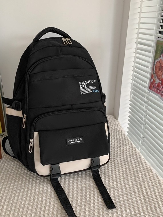 Unisex ultra lagani putni ruksak s višestrukim kontrastnim dizajnom, kapacitet 20–35 L, Oxford platno, prozračan, remeni s zračnim jastukom, za 11-inčni laptop