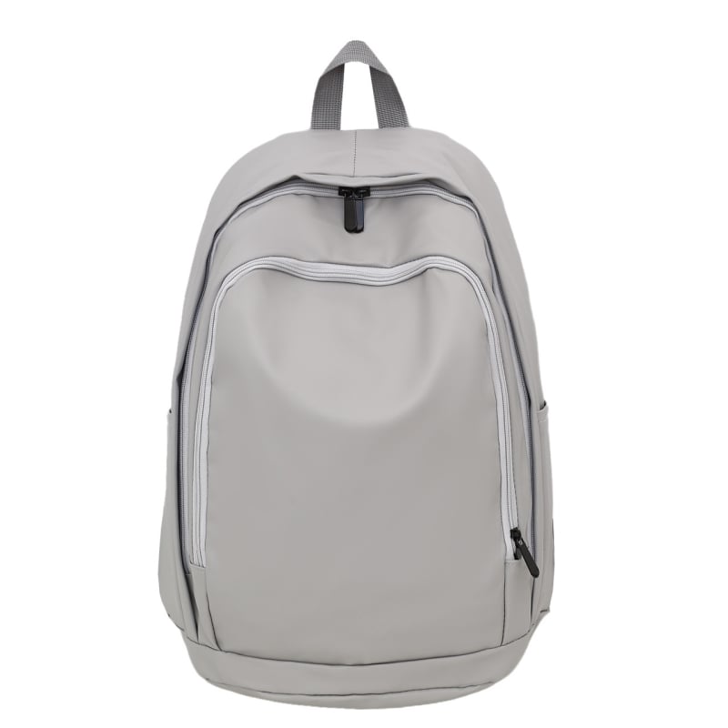PU kožni ruksak, unisex, urbanog jednostavnog stila, kapacitet ispod 20 L, podstava od poliester
