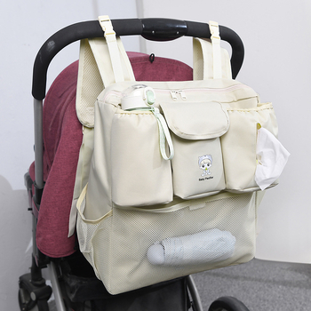 Torba preko ramena za mame i bebe, velik kapacitet, višenamjenska, gradski stil, Oxford tkanina