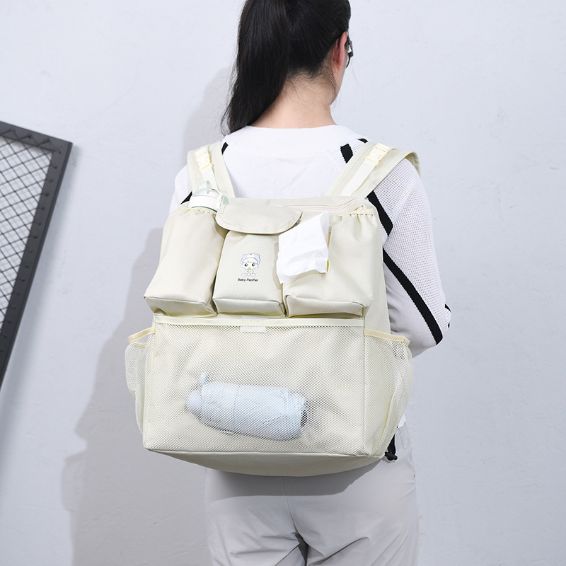 Torba preko ramena za mame i bebe, velik kapacitet, višenamjenska, gradski stil, Oxford tkanina