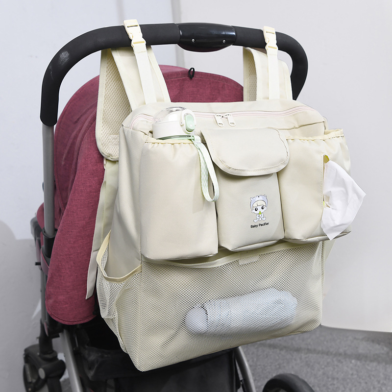Torba preko ramena za mame i bebe, velik kapacitet, višenamjenska, gradski stil, Oxford tkanina