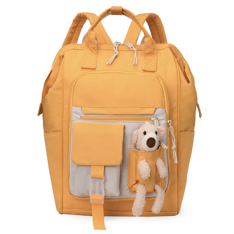 майчината чанта с много отделения, голям капацитет, Oxford плат, модел с животни, подплата полиестер, извитата презрамка