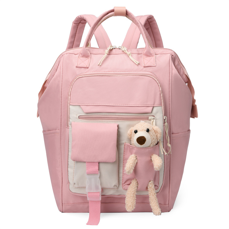 майчината чанта с много отделения, голям капацитет, Oxford плат, модел с животни, подплата полиестер, извитата презрамка