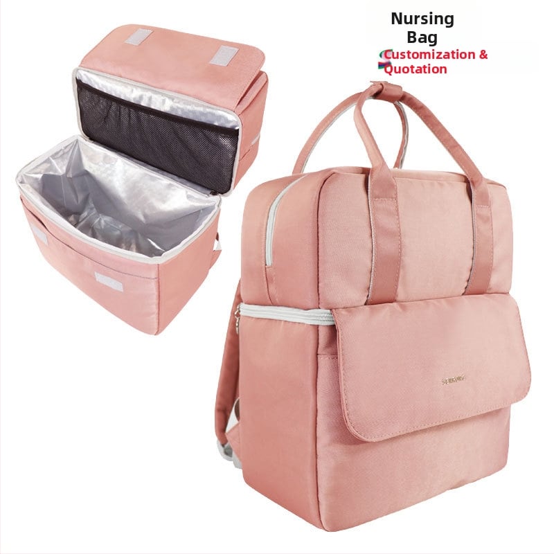 Σακίδιο μόνωσης για γάλα μητρικό, PU δέρμα, χωρητικότητας 36-55 λίτρων, αδιάβροχο, διαχωρισμός στεγνό/υγρό, εσωτερική θήκη για κάμερα