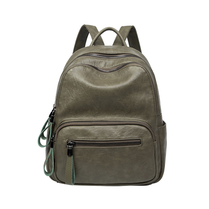 PU kožni ruksak, unisex, za 10-inčni laptop, ultra lagan, gradski minimalistički stil