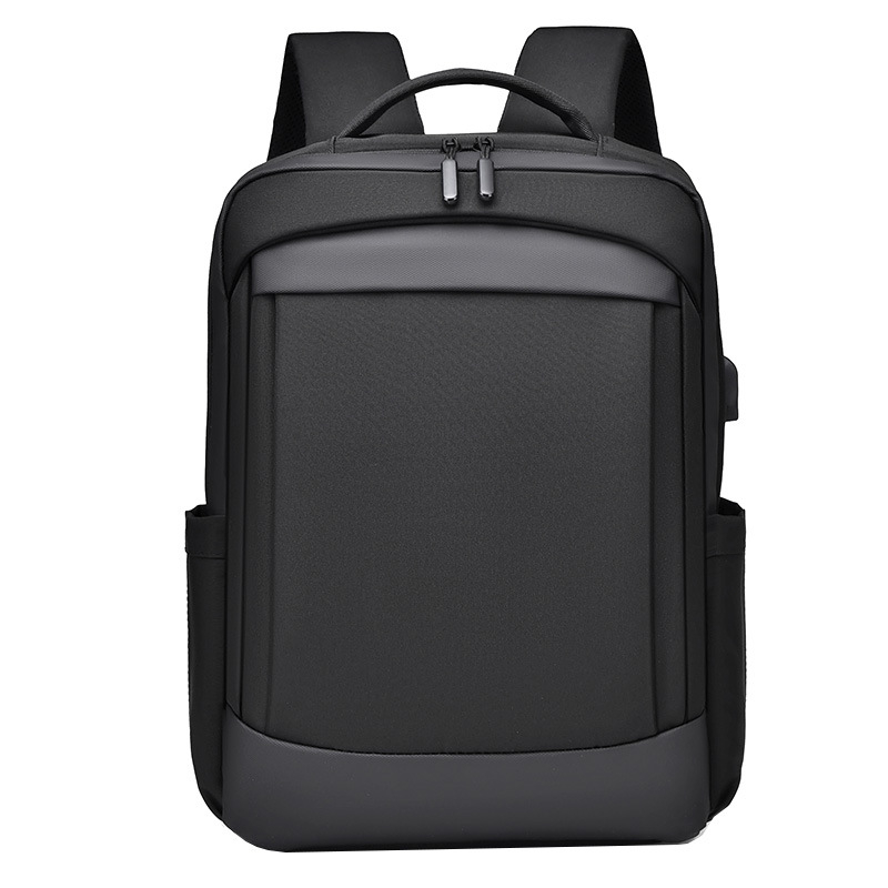Unisex poslovni ruksak za laptop, proširivi, vodootporan, Oxford tkanina, naramenice s zračnim jastučićem, pogodan za 15-inčni laptop