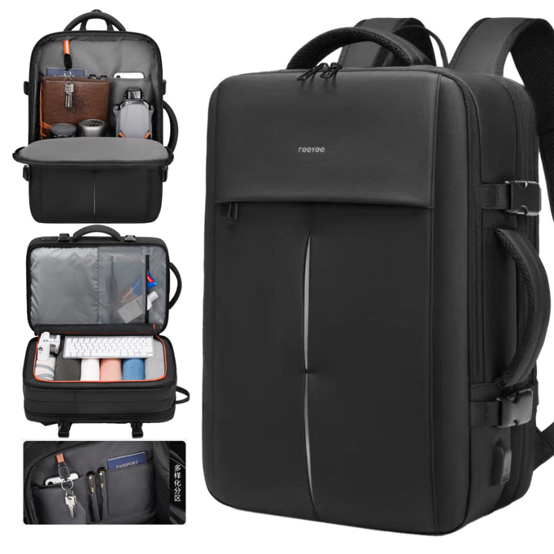Unisex poslovni ruksak Reeyee S5, 20–35L, Oxford tkanina, vodootporan, zakrivljene naramenice